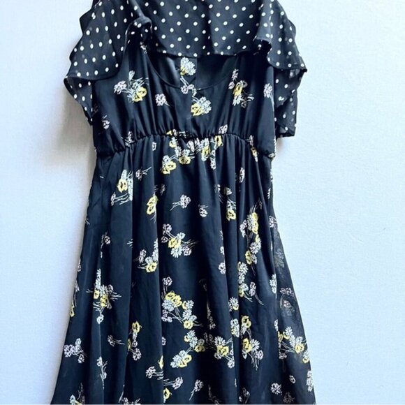 Maurices floral spaghetti strap maxi dress Sz XS - Picture 5 of 12